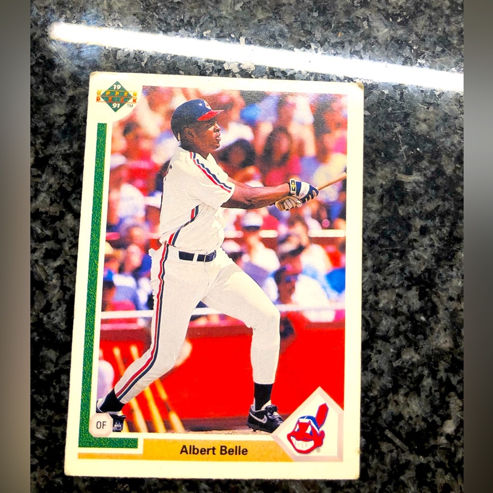 Albert Belle Upper Deck 1991 #764 baseball card!!